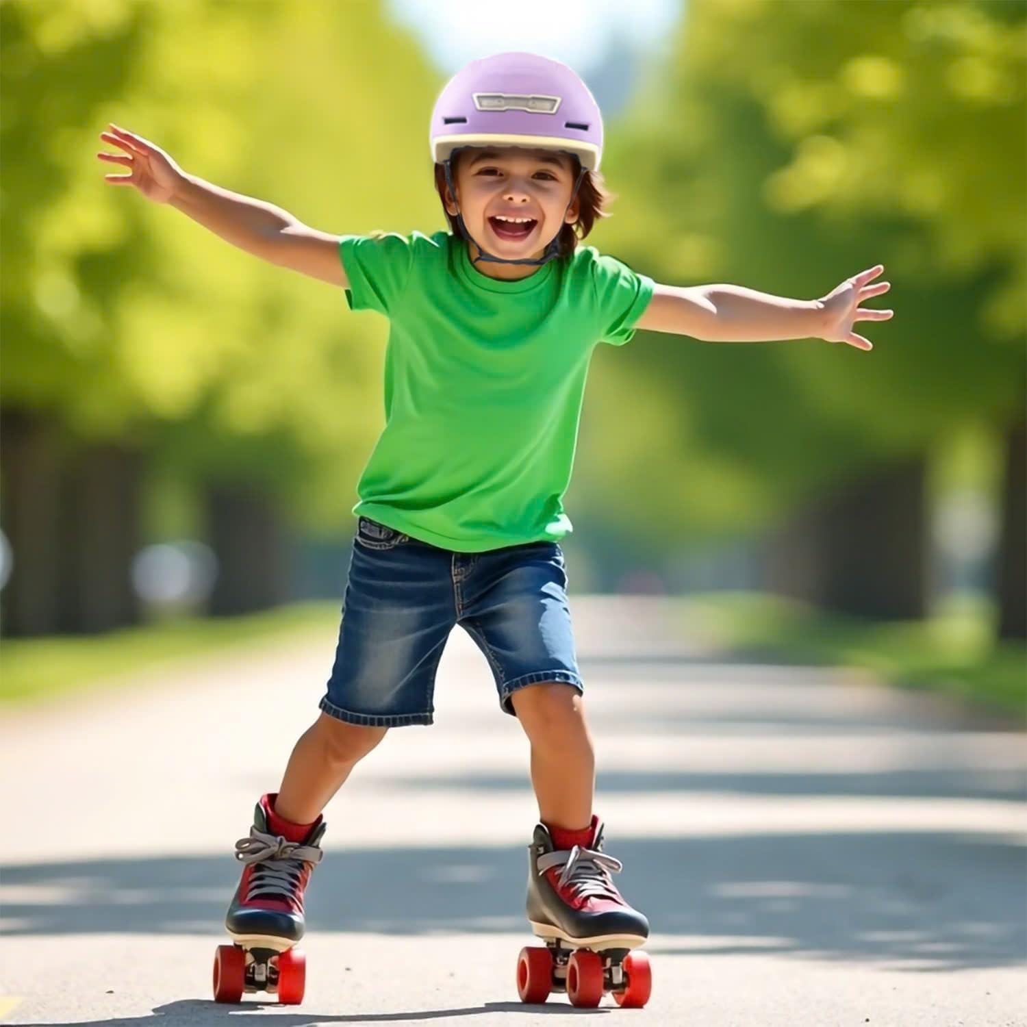 XNITO Kid Bike Helmets for Boys and Girls | Fit Head 51-54cm Circumference | CPSC & NTA-8776 Dual Certified | Multi-Sport Helmets with LED Lights, Magnetic Buckle, Detachable Visor