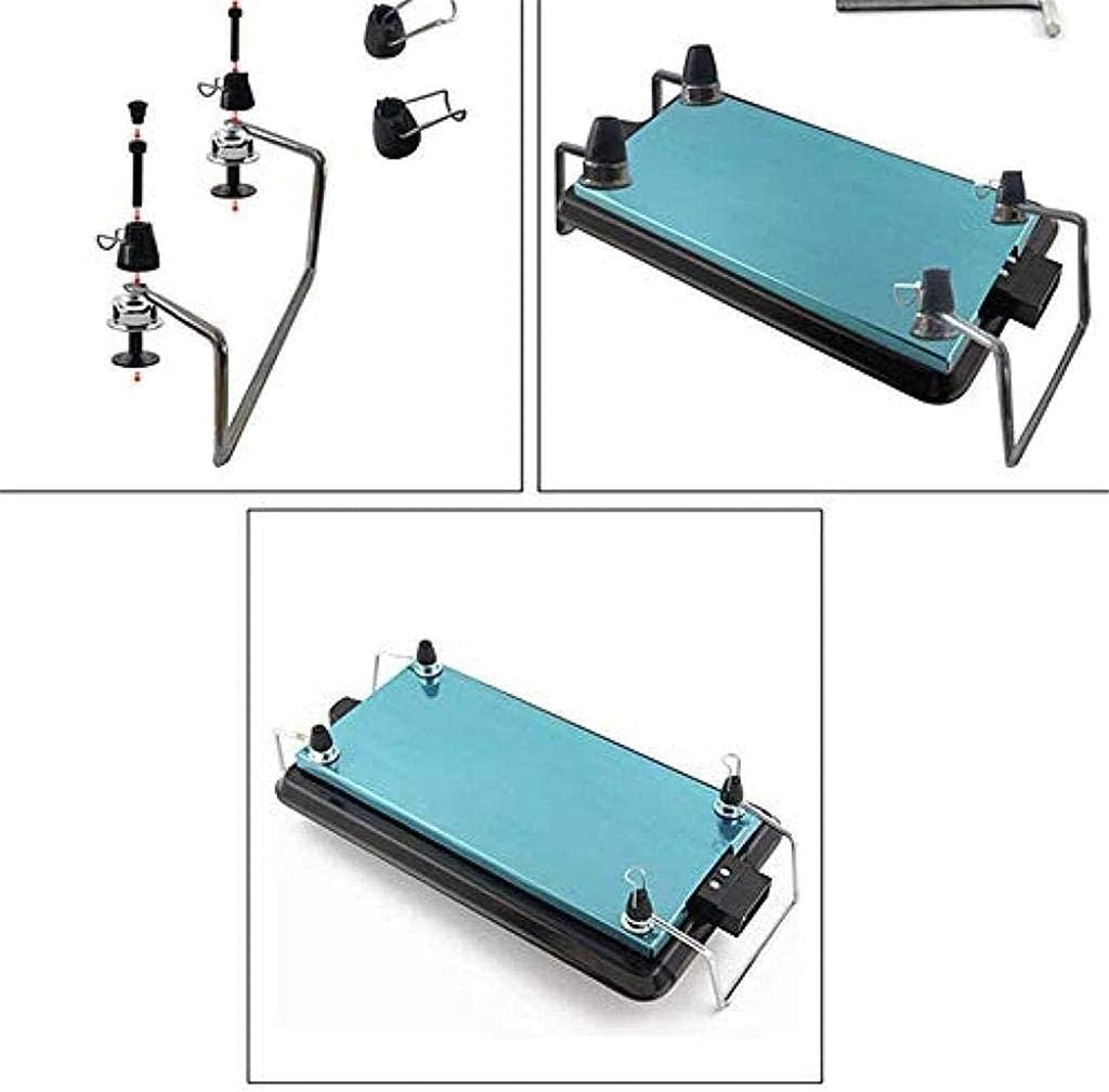 Indoor Korean Barbecue Grill 68cm*28cm Electric Teppanyaki Table Grill, BBQ Barbecue Griddle, Non-Stick Hot Plate, Heating Plate for Stove 2000W (Color : M48cm*27cm)