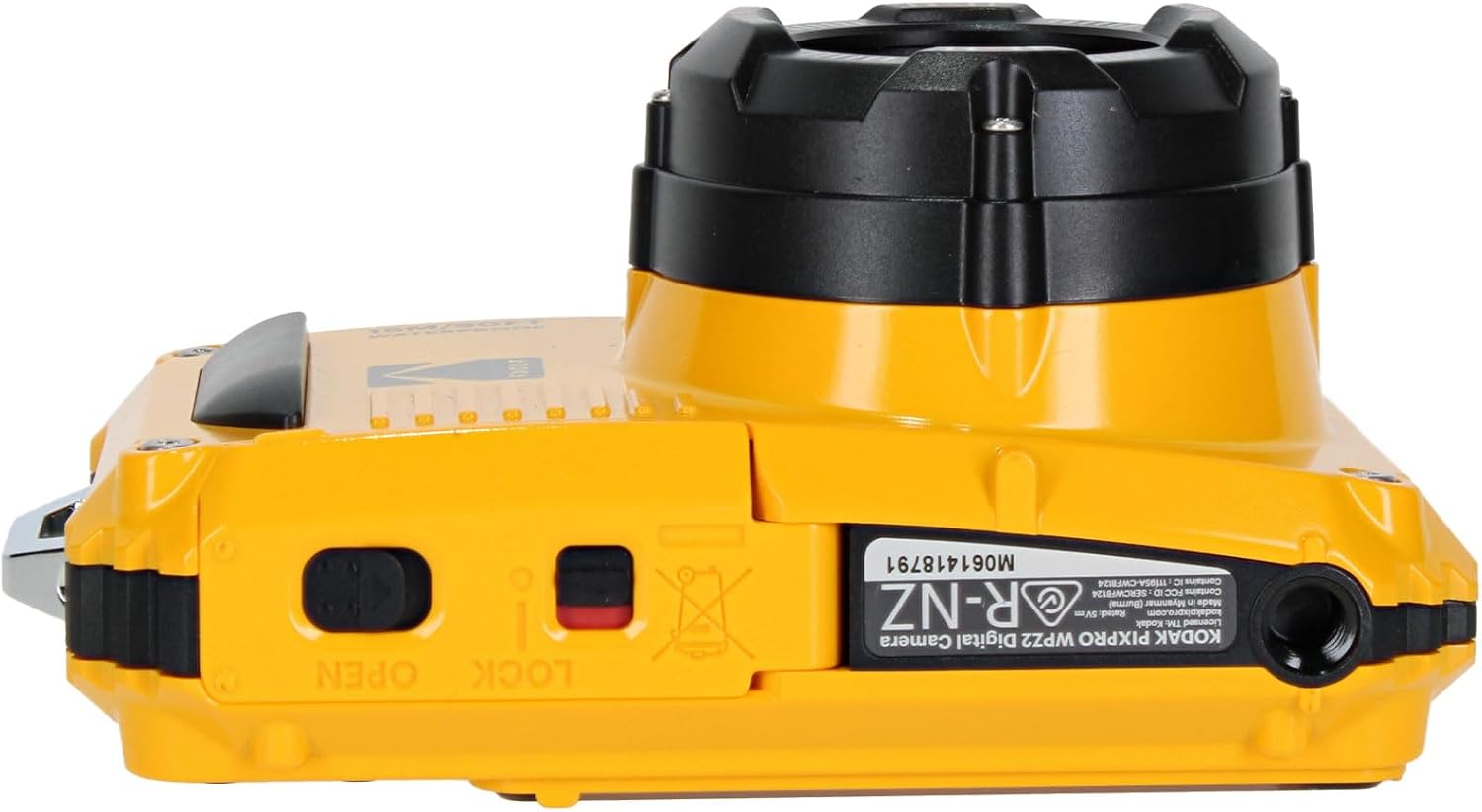 KODAK PIXPRO WPZ2 Rugged Waterproof Shockproof Dustproof WiFi Digital Vlogging Camera 16MP (Yellow) Bundle with 32GB Memory Card + Vlogger Tripod + Bag + Cleaning Kit + More Accessories