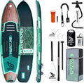 Inflatable Stand Up Paddle Board,10'6''*32''/11'*34'' Ultra-Light SUP Board,Blow Up Paddle Board, Wide Stable Family Board for Youth & Adults of All Skill Levels with Full Set of SUP Board Accessories