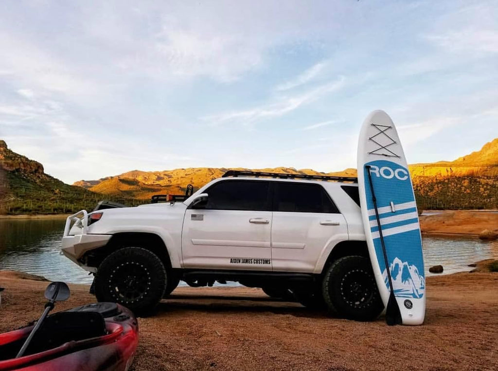 Roc Inflatable Stand Up Paddle Board with Premium SUP Paddle Board Accessories, Wide Stable Design, Non-Slip Comfort Deck for Youth & Adults