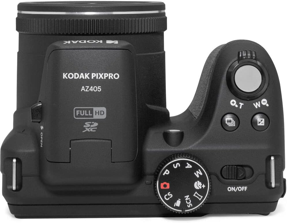 Kodak AZ405BK PIXPRO Astro Zoom 20MP Digital Camera 40X Optical Zoom 24mm Bundle with Lexar 32GB UHS-I SDHC Memory Card and Deco Gear Camera Bag, Lens Blower, Lens Pen, 12inch Tripod & More