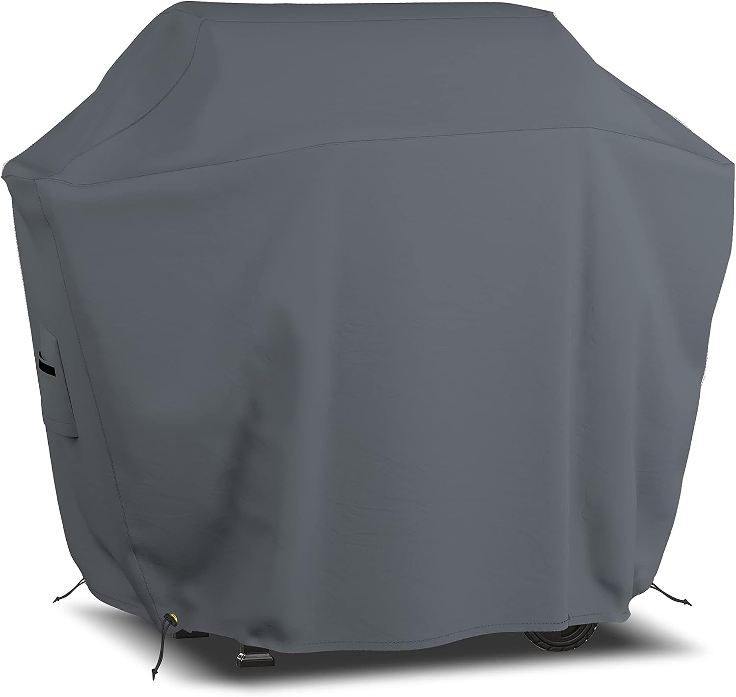 Covers & all BBQ Grill Cover, 12 Oz Waterproof UV & Weather Resistant, Outdoor Cover with Air Vents & Drawstrings (50' Inch, Gray)