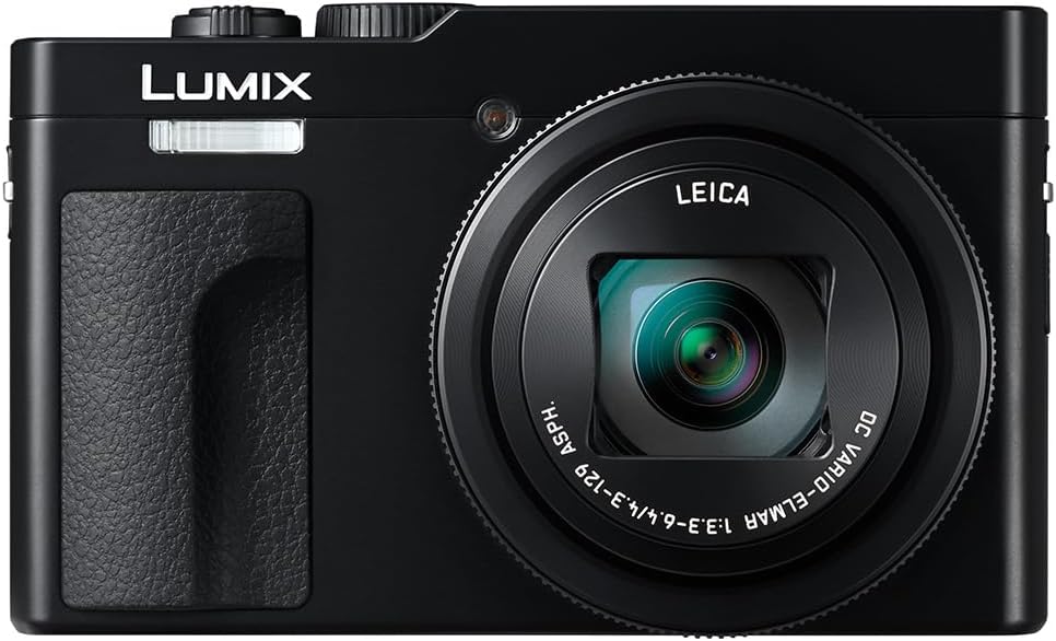 Panasonic LUMIX ZS99 Point and Shoot Camera, Compact Camera for Travel with 30x Zoom with 24-720mm Zoom Lens, and 4K Video/Photo, Great for Travel and Concerts, DC-ZS99 + Bag+ 32GB SD Card (Black)