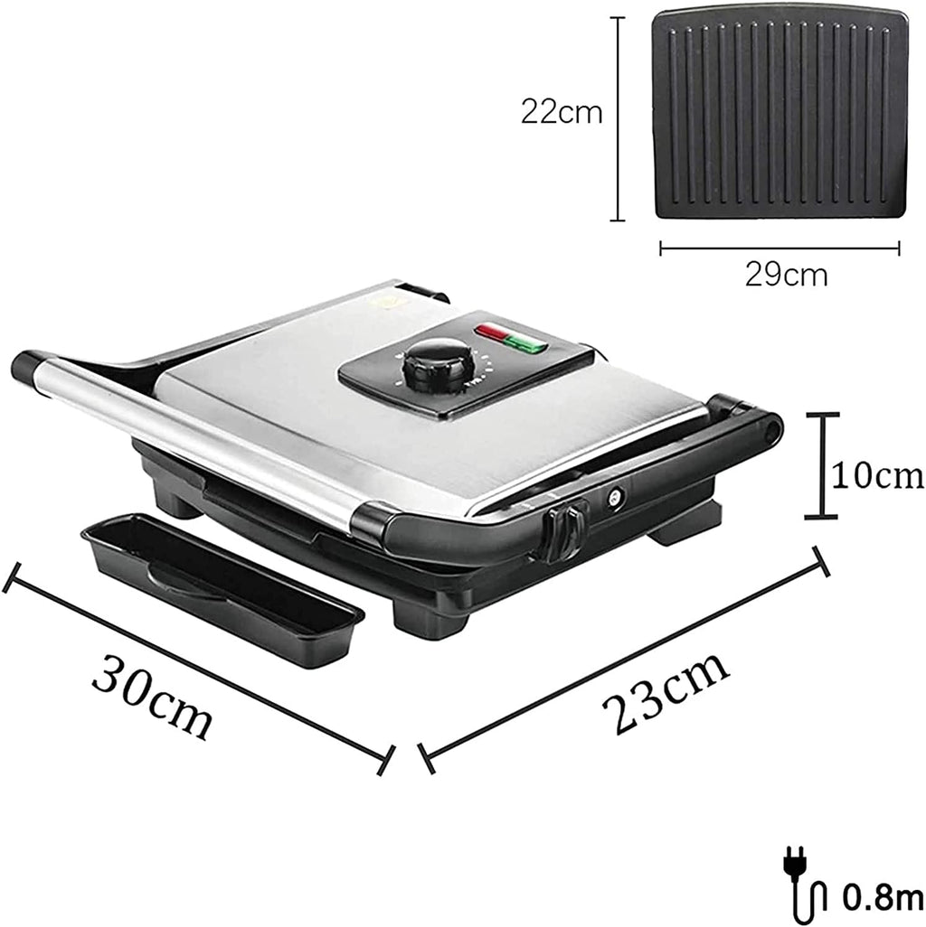 Indoor Grill Electric Grill Griddle Smokeless Grill, Portable Korean BBQ Grill with Turbo Smoke Extractor Technology, Non-Stick Removable Plates, Dishwasher-Safe, 2000W,House