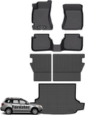Wayhigh® Floor Mats & Seatback Cargo Liner for Subaru Forester 2009-2013 All Weather TPE Car Mats with SeatBack Floor Liners for Subaru Forester Accessories