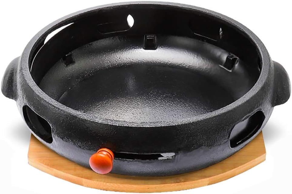 BBQ Barbeque Barbecue Grill,Smoke-Free Charcoal Grill,Cast Iron Oven,Korean Household,Split Type Easy to Clean,Indoor Outdoor,3 Styles (Color : C)