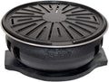 Portable BBQ Grill, Korean BBQ Grill Cast Iron 31cm x 13.5cm 5-10 People Indoor Outdoor Pack of 11 Multicolor(E)