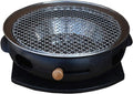 BBQ Barbeque Barbecue Grill,Large Cast Iron Barbecue Meat Stove,Korean Smoke-Free Household Charcoal Grill,Indoor Outdoor,15 Styles (Color : E)