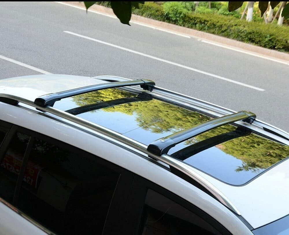Lockable Roof Rack Cross Bars Compatible with Hyundai Venue 2022 2023 2024 2025 SEL Limited Luggage Cargo Carrier Anti-Theft Metal Roof Rack Cross Rails