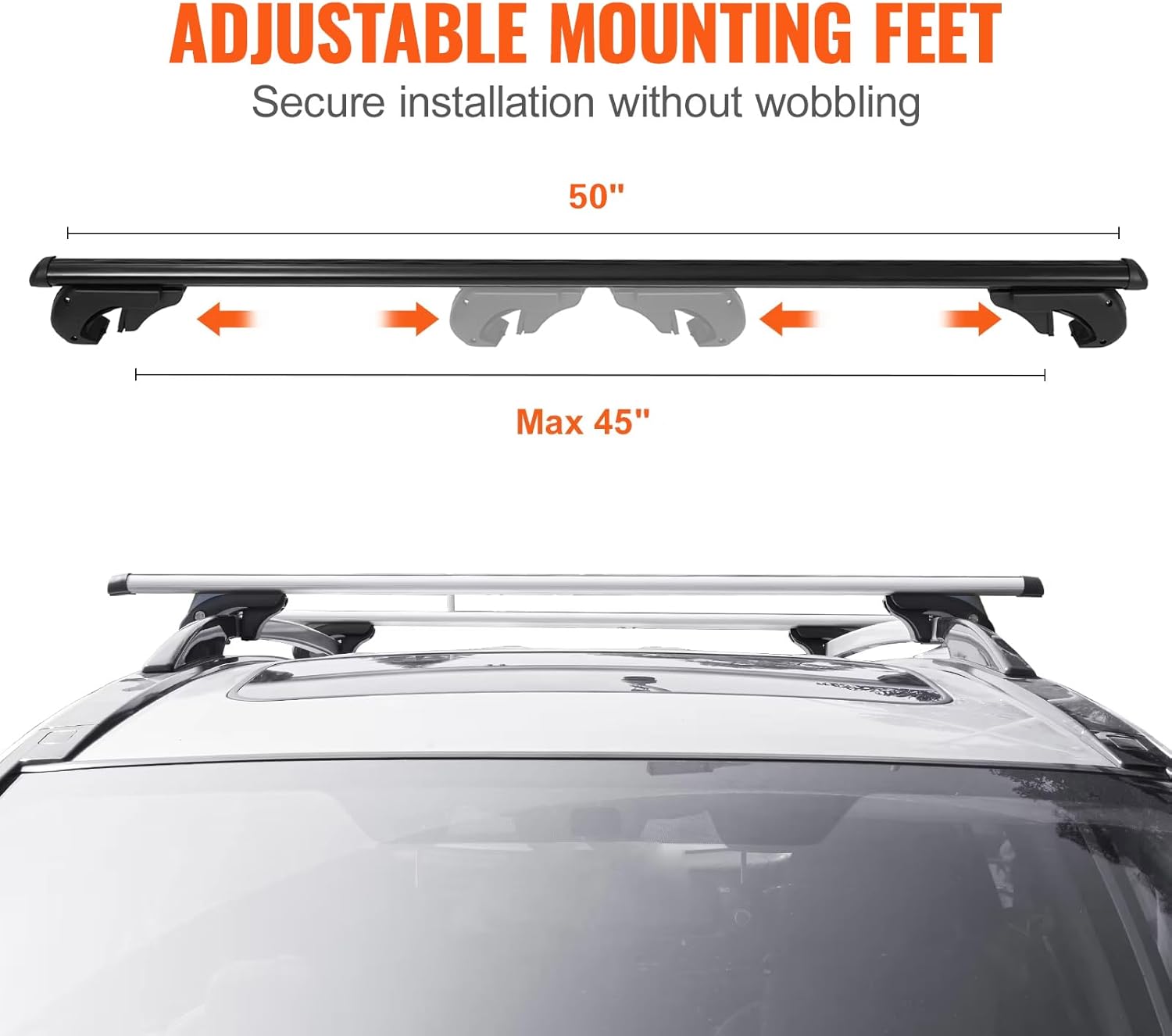 Lockable Roof Rack Cross Bars for Hyundai Tucson SE/SEL/N Line/Limited 2022-2025,Heavy Duty Anti-Theft Aluminum Roof Rails Crossbars Rooftop Luggage Rack Cargo Bars,Black