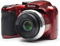 Kodak PIXPRO Astro Zoom AZ252-RD 16MP Digital Camera with 25X Optical Zoom and 3' LCD (Red)