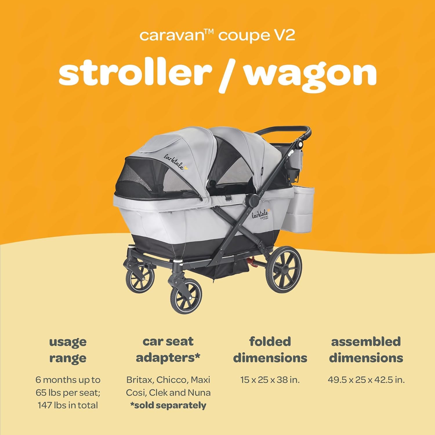 Larktale Coupe V2 Wagon Stroller