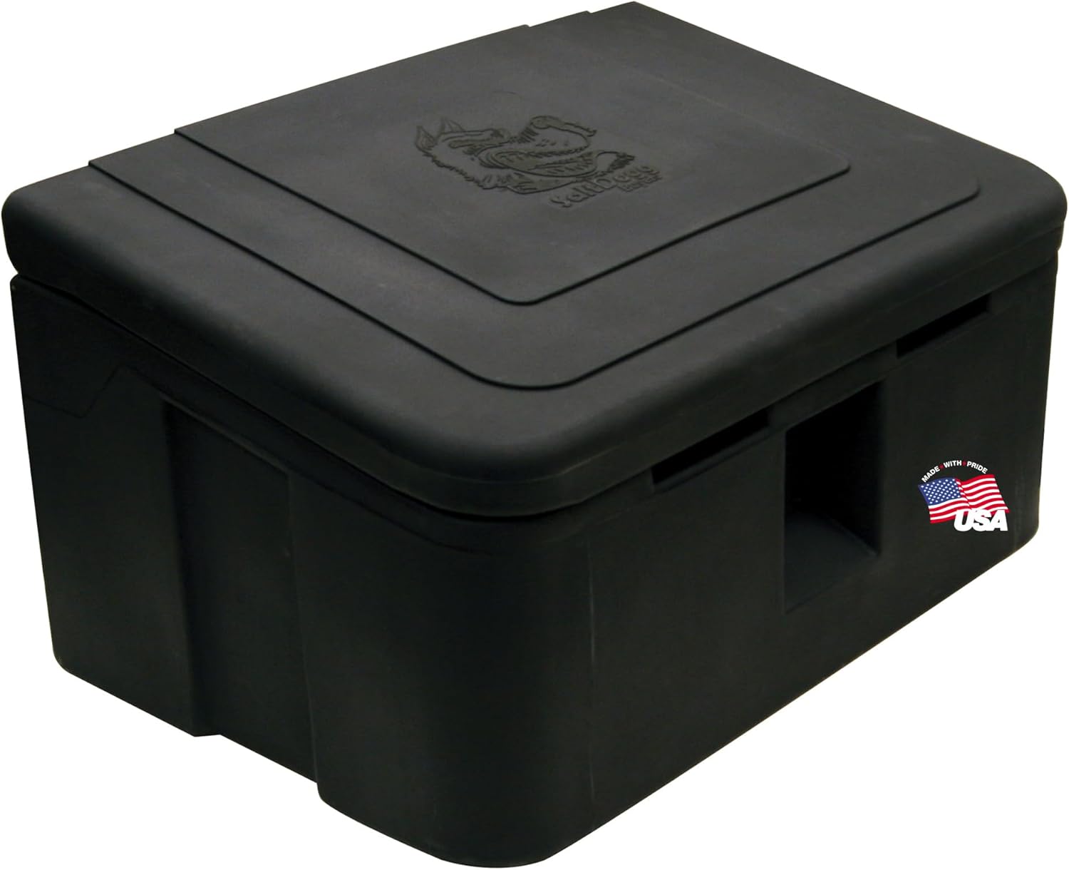 Buyers Products 9031105 Heavy Duty Poly Storage Bin, 35 Gallon Capacity, Multi Purpose Storage Bin for Salt, Feed, Seed & More, Corrosion Free Construction
