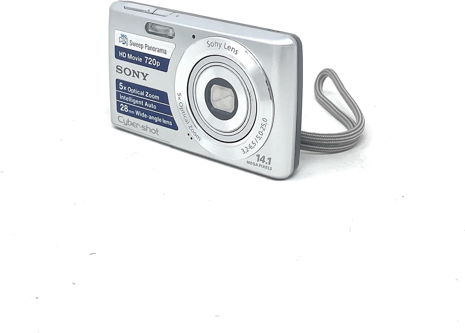 Sony Cyber-shot DSC-W620 14.1 MP Digital Camera with 5x Optical Zoom and 2.7-Inch LCD (Silver) - New Model