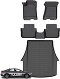 Wayhigh® Floor Mats & Cargo Liner for Acura TLX AWD 2015-2020, All Weather TPE Car Mats Waterproof Heavy Duty Floor Liners, Floor Mats Custom Fit for TLX Accessories