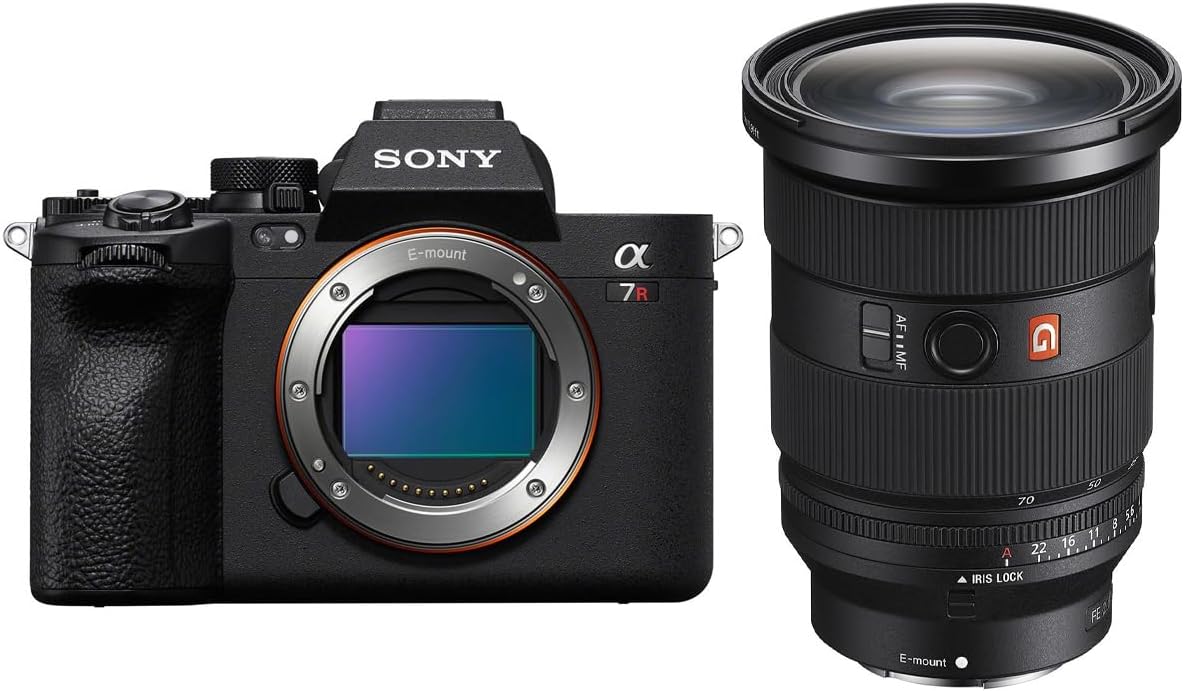 Sony Alpha a7R V 61.0MP Full Frame Mirrorless Digital Interchangeable Lens Camera Body - Bundle with FE 24-70mm f/2.8 GM II Standard Zoom E-Mount