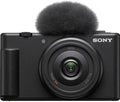 Sony (Refurbished) ZV-1F Vlog Camera for Content Creators and Vloggers (Black) (Renewed)
