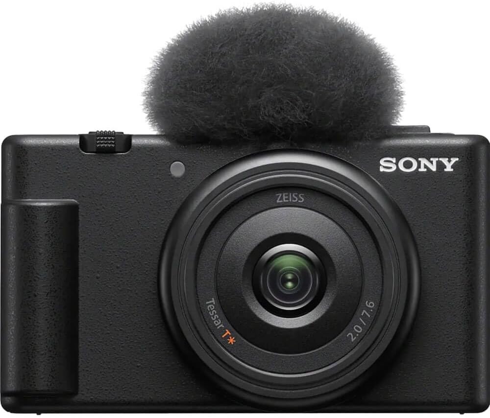 Sony (Refurbished) ZV-1F Vlog Camera for Content Creators and Vloggers (Black) (Renewed)