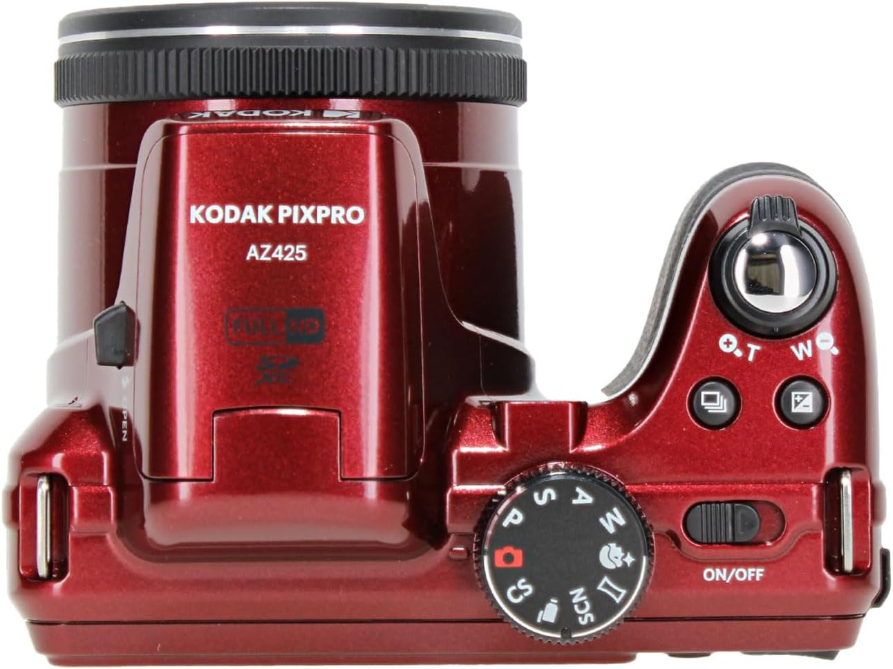 Kodak PIXPRO AZ425 20MP Vlogging Digital Camera (Red) 42X Optical Zoom, 24mm Wide Angle Lens Bundle with 64GB Memory Card + Vlogger Tripod + Bag + More Vlog Accessories