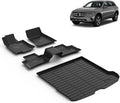 All Weather Car Floor Mats & Cargo Liner Set Fit for GLC 2023 2024 2025 2026 Floor Liners Trunk Liner GLC Cargo Mat Accessories Black