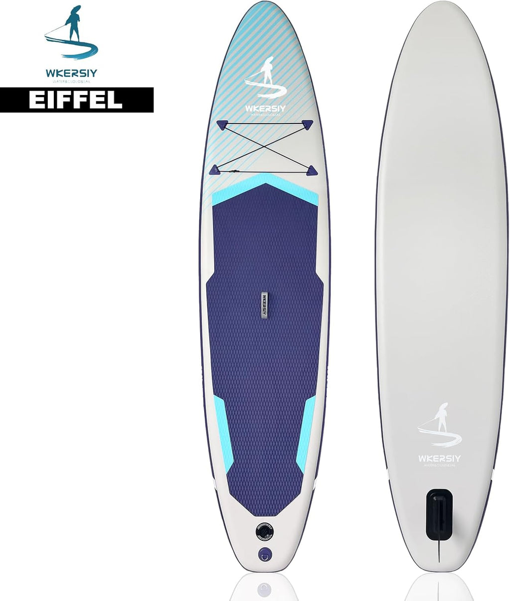 Inflatable Stand Up Paddle Board, 11ft(335cm) Multi-Functional SUP Board with Inflatable Paddle Board Accessories Suitable for Paddling, Yoga on Water, Surfing, Kayaking