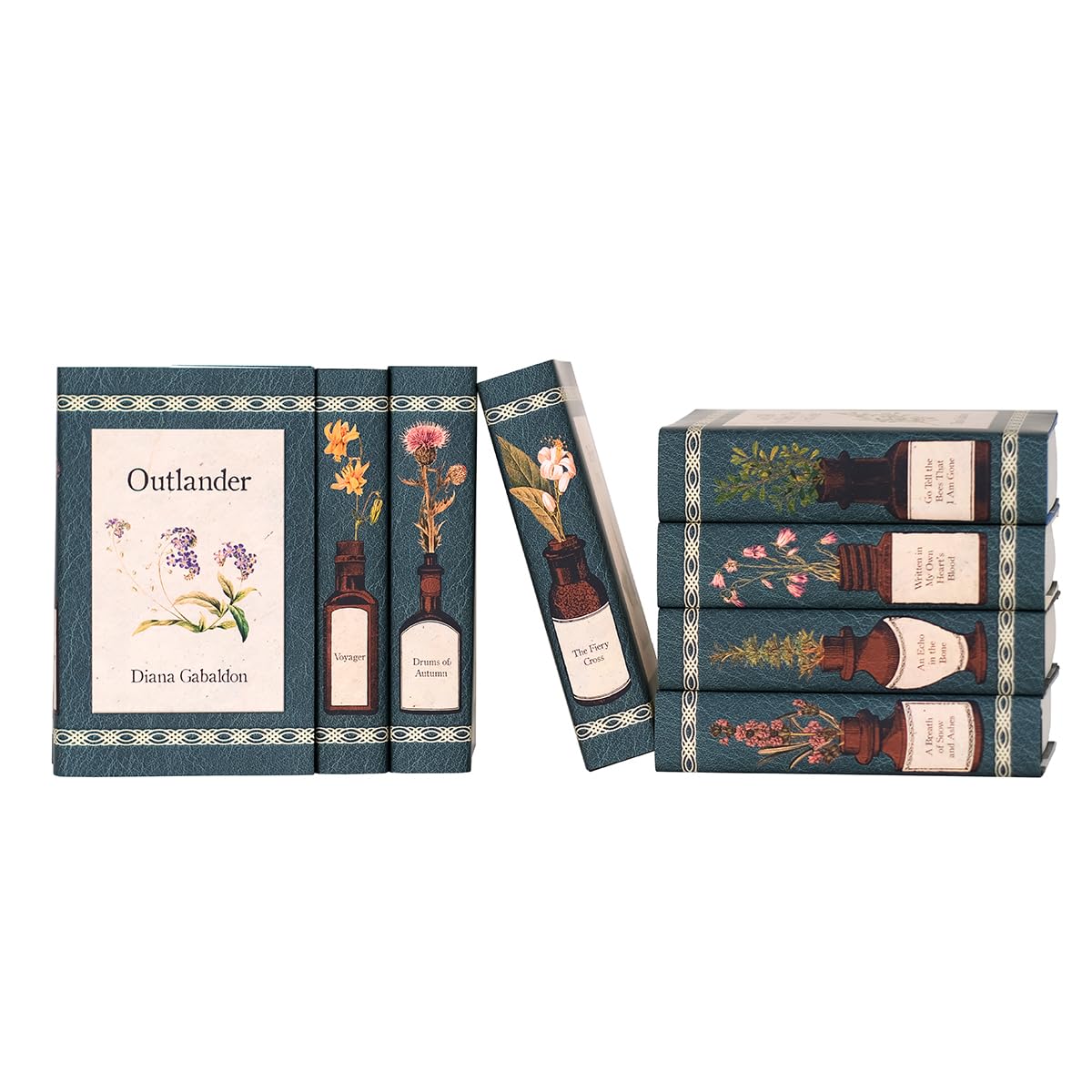 Juniper Books OUTLANDER - 9-VOLUME HARDCOVER BOOK SET CUSTOM COVER DESIGN & ART COVER PRINTS - AUTHOR DIANA GABALDON