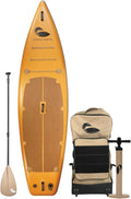 Paddle North 12'6' PORTAGER XL Inflatable Stand-Up Paddle Board - Full iSUP Kit Included (Pump, Carrying Bag, Fin, Adjustable Paddle) - Stable & Versatile for 2-Person Use - Supports up to 650 lbs