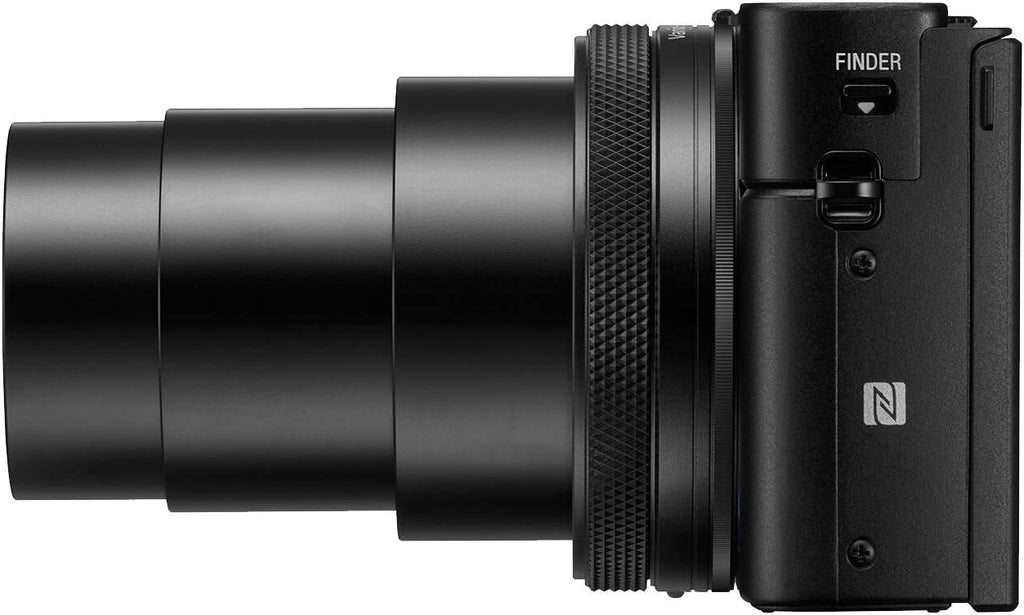 Sony Cyber-Shot RX100 VII RX100M7 Premium Compact Camera DSC-RX100M7 24-200mm Zoom Lens Essential Bundle with Triple 3X Battery Pack + 64GB Memory Card + Deco Gear Travel Case Accessory Kit