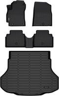 GINOWY- Floor Mats & Cargo Liner for Hyundai Elantra & Elantra N 2026 2025 2024 2023 2022 2021, TPE All Weather Car Mats for Elantra SE丨N Line丨Limited丨SEL丨GT丨GT-Line Car Accessories Mats