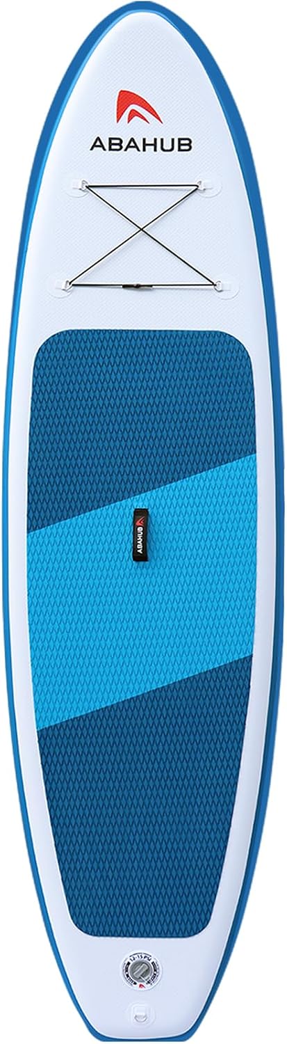 Abahub Inflatable SUP, Wide 10'6' x 31'/34' iSUP, Standup Paddleboard with Adjustable SUP Kayak Paddle, for Yoga, Paddle Board, Kayaking, Surf, Canoe, Fishing