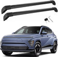 Lockable Roof Rack Cross Bars Compatible with Hyundai KONA Electric 2024 2025 SEL N-Line Limited（with roof Rails） Luggage Cargo Carrier Anti-Theft Metal Roof Rack Cross Rails 240lbs