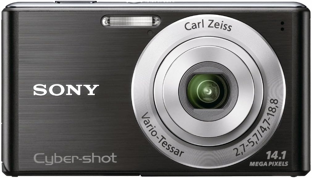 Sony Cyber-Shot DSC-W530 14.1 MP Digital Camera with Carl Zeiss Vario-Tessar 4x Wide-Angle Optical Zoom Lens and 2.7-inch LCD (Black) (Renewed)