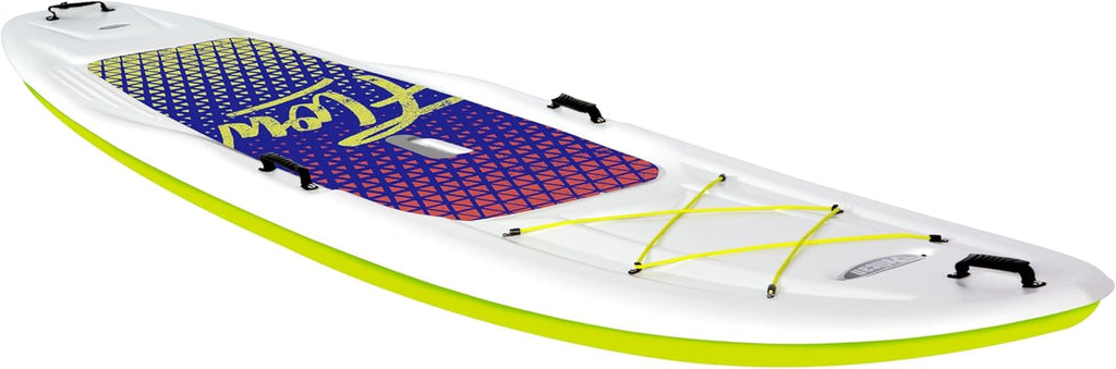Pelican - Flow 106 Hardshell Stand-Up Paddle Board - Lightweight Board with a Bottom Fin for Paddling, Non-Slip Deck - Perfect for Youth & Adult - 10.2 ft