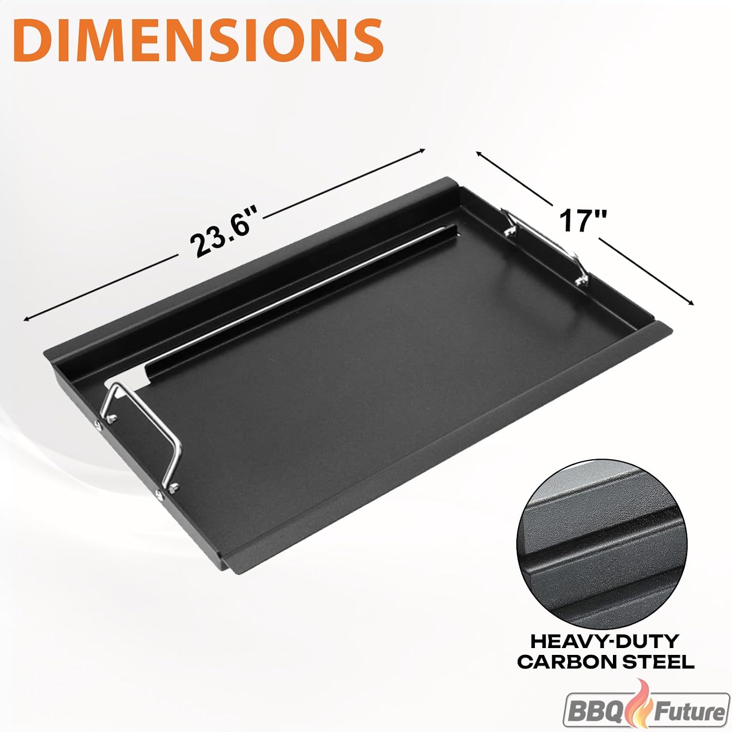 Full Size Griddle Insert with Spatula Set for Charbroil Performance 4 Burner 463352521 463365021 463354021 463365522, Flat Top Plate for Charbroil Grill Replacement Parts G426-0005-W1 G426-0004-W1