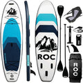 Roc Inflatable Stand Up Paddle Board 10' 6' with Premium SUP Paddle Board Accessories, Wide Stable Design, Non-Slip Comfort Deck for Youth & Adults