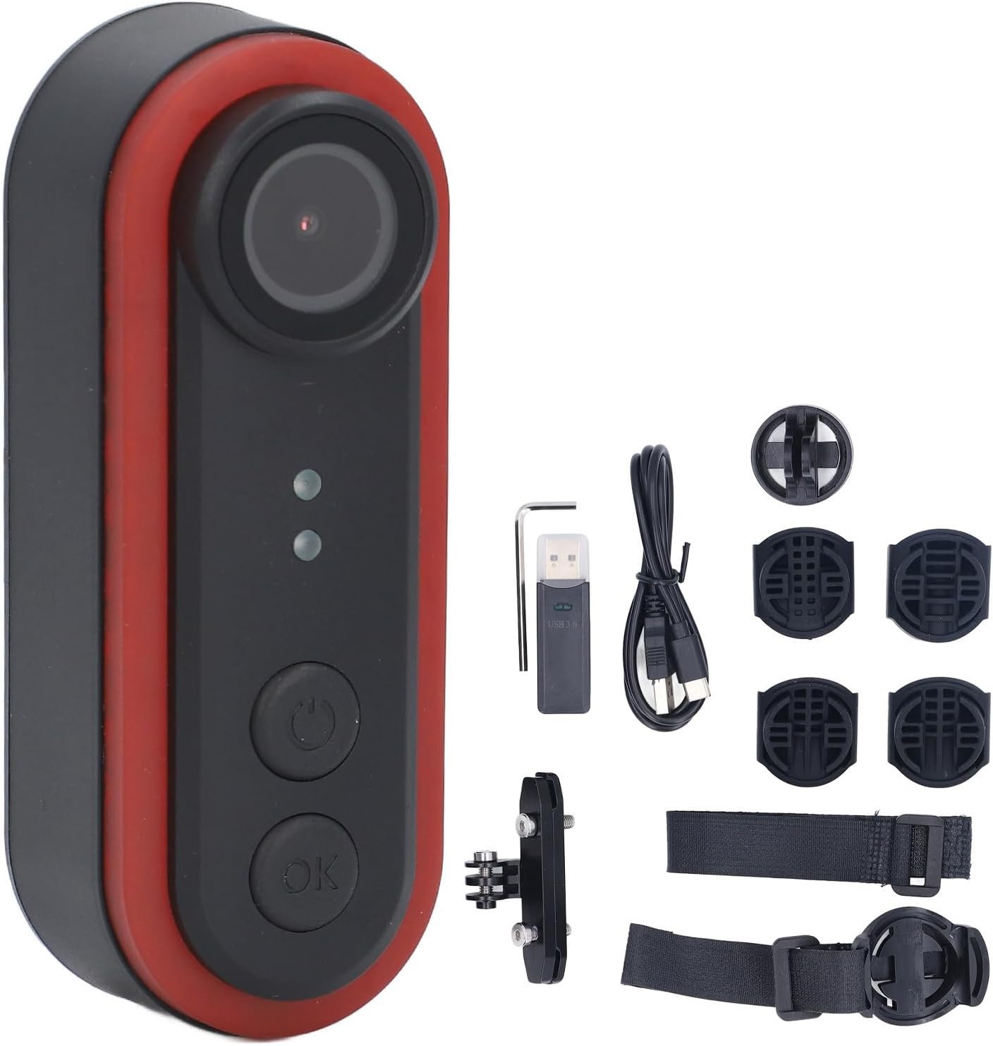 Yoidesu Rear View Camera, DV Camera Taillight, 1080P 150° | Rechargeable | 3500mAh Battery Up to 6 Hour Runtime | IPX6 Water | Safety Rear Light
