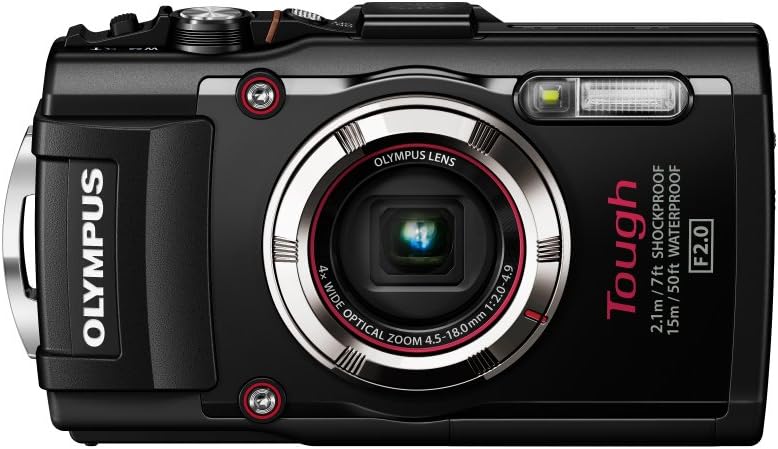 OM SYSTEM Olympus TG-3 Waterproof 16 MP Digital Camera (Black) - International Version (No Warranty)