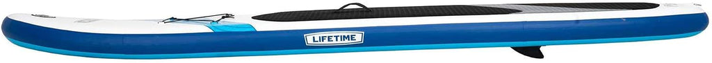 Lifetime Vista Inflatable Stand Up Paddle Board, 11' Long x 32' Wide x 6' Thick, Durable and Lightweight SUP, Stable Wide Stance Deck, Includes Backpack, Paddle, Pump, Removable Fin and Repair Kit