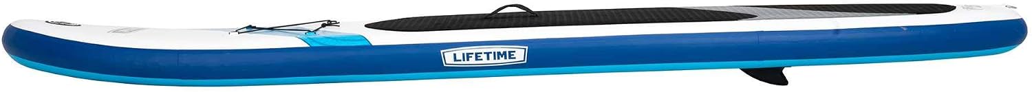 Lifetime Vista Inflatable Stand Up Paddle Board, 11' Long x 32' Wide x 6' Thick, Durable and Lightweight SUP, Stable Wide Stance Deck, Includes Backpack, Paddle, Pump, Removable Fin and Repair Kit