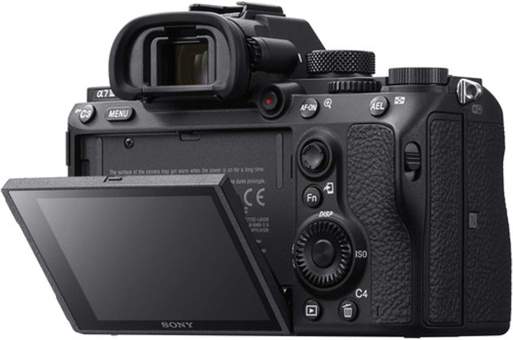 Sony a7 III Mirrorless Digital Camera 24MP w/ 28-70mM Lens, 128GB Extreem Memory, TTL Pro Flash, Filters, Lenses, Case Tripod, Grip, and More – Pro Photo Bundle (40pc Bundle)