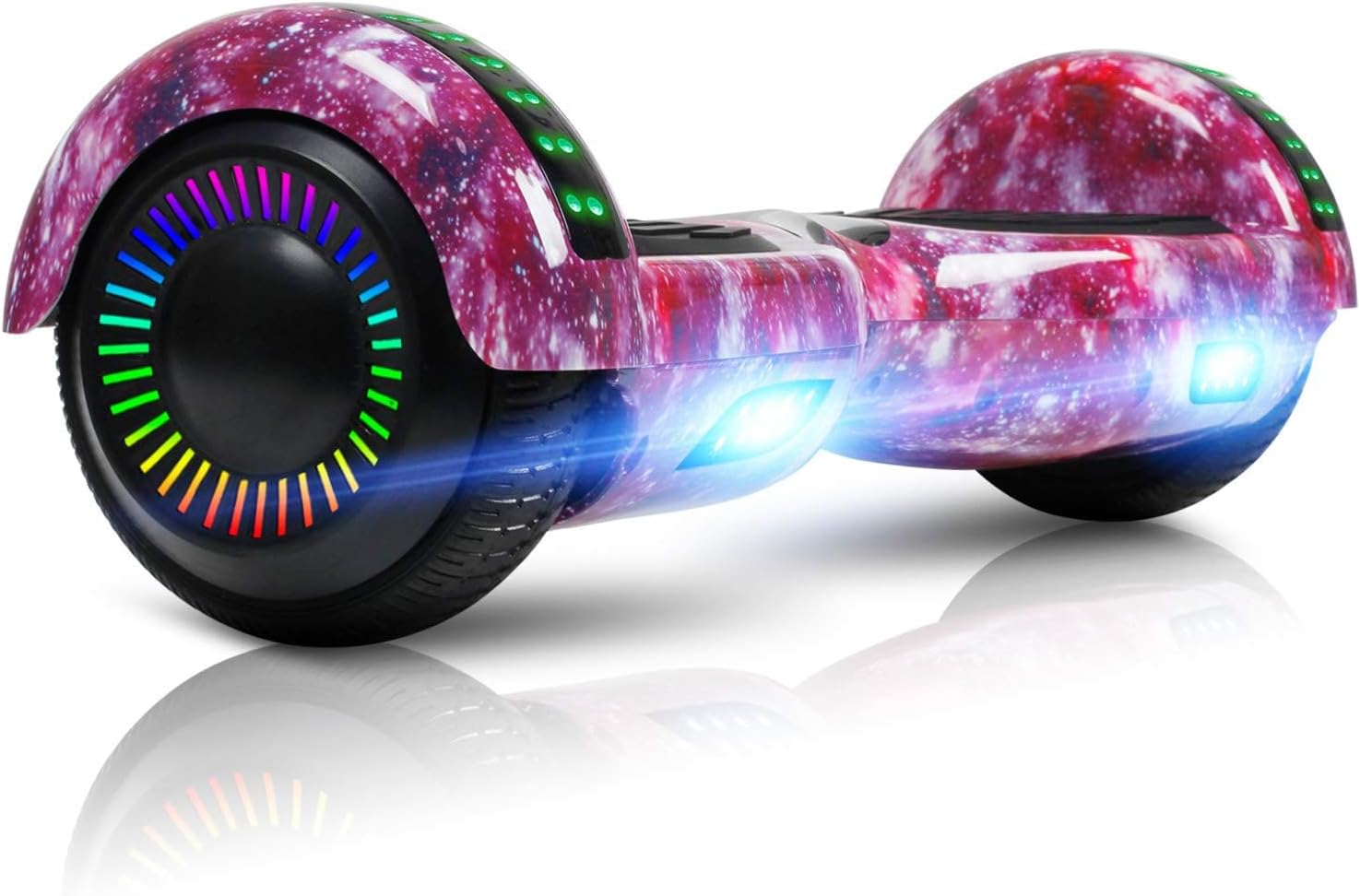 LIEAGLE Hoverboard, 6.5' Self Balancing Scooter Hover Board with Bluetooth Wheels LED Lights for Kids Adults