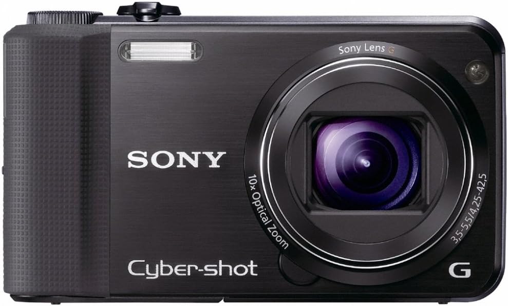 Sony Cyber-Shot DSC-HX7V 16.2 MP Exmor R CMOS Digital Still Camera with 10x Wide-Angle Optical Zoom G Lens, 3D Sweep Panorama, and Full 1080/60i HD Video (Black) (Renewed)