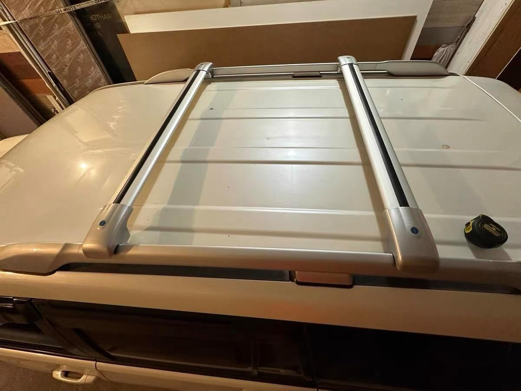 2PCS Crossbar Fits for Hyundai Venue 2022 2023 2024 2025 SEL Limited with Raised Roof Rails Silver Cross bar Aluminum Cargo Carrier