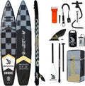 Inflatable Stand Up Paddle Board,10'6''*32''/11'*34'' Ultra-Light SUP Board,Blow Up Paddle Board, Wide Stable Family Board for Youth & Adults of All Skill Levels with Full Set of SUP Board Accessories