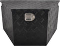 33''Inch Aluminum Trailer Tongue Tool Box Truck Bed Toolbox Truck Trailer Chest Box Underbody Storage Organizer Waterproof Square Storage Organizer wi/Lock & Keys Black(‎33' Lx19 Wx18 H)