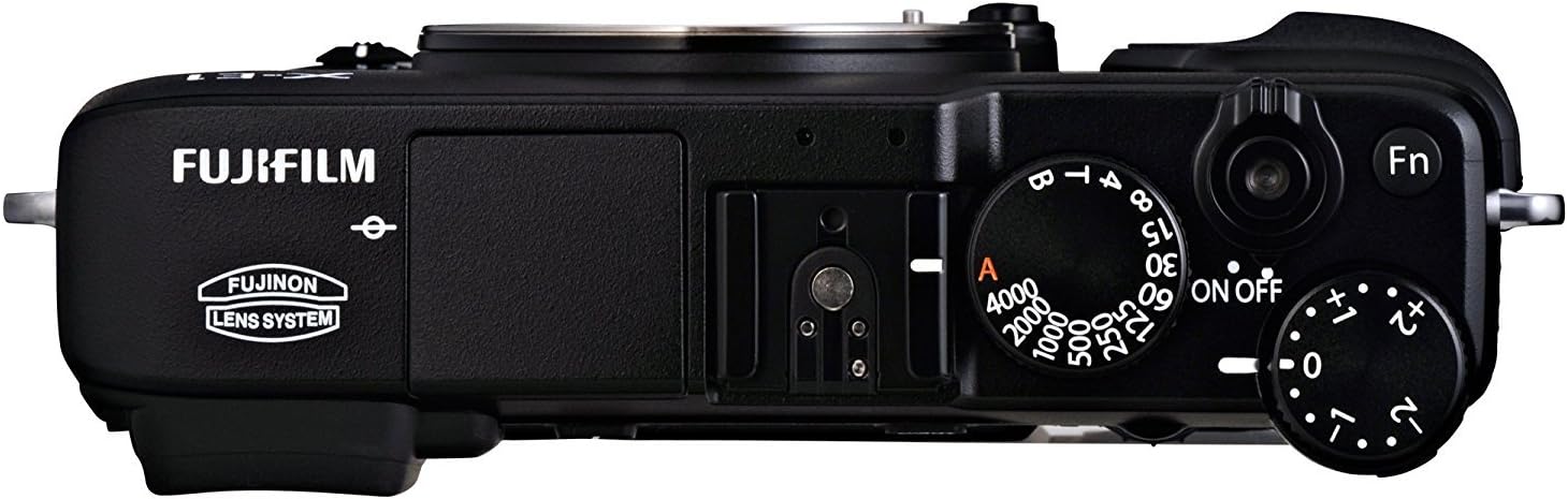 Fujifilm X-E1 16.3MP Compact System Digital Camera with 2.8-Inch LCD - Body Only (Black)