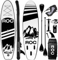 Roc Inflatable Stand Up Paddle Board with Premium SUP Paddle Board Accessories, Wide Stable Design, Non-Slip Comfort Deck for Youth & Adults