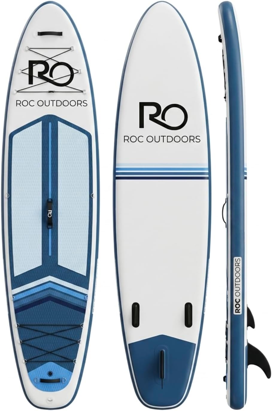Roc Inflatable Stand Up Paddle Board with Premium SUP Paddle Board Accessories, Wide Stable Design, Non-Slip Comfort Deck for Youth & Adults