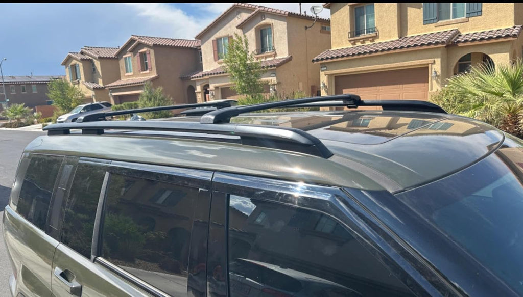 Crossbars Fits for Hyundai Santa Fe MX5 SEL&Limited&Calligraphy 2024 2025 2026 Cross Bar Roof Rack Rail Luggage Adjustable Lockable Cargo Carrier (Black)